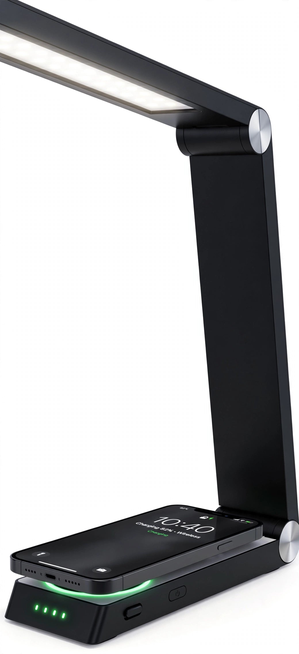 Lampada da Scrivania LED 4 in 1 con Ricarica Wireless