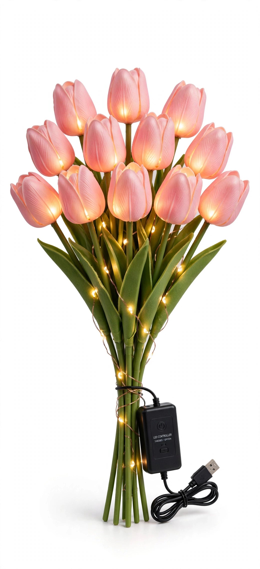 Decorazione LED da tavolo a forma di fiore